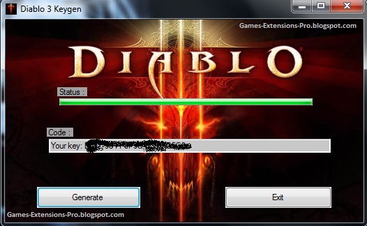 Diablo 3 Game Key Generator Download